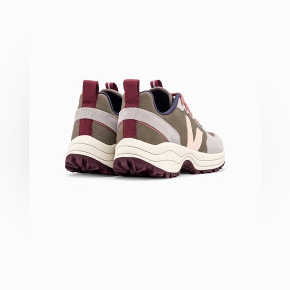 Veja Venturi suede kaki sable oxford grey platform sneakers. Great condition. 8. - Picture 9 of 13